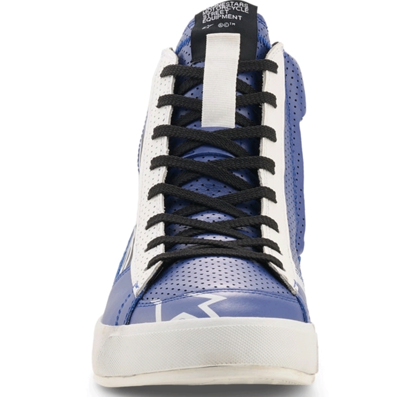 Boty na motorku Alpinestars Stated Flair modro-bílo-černé