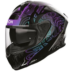 Integrální helma na motorku Airoh Spark 2 Silk černo-fialová