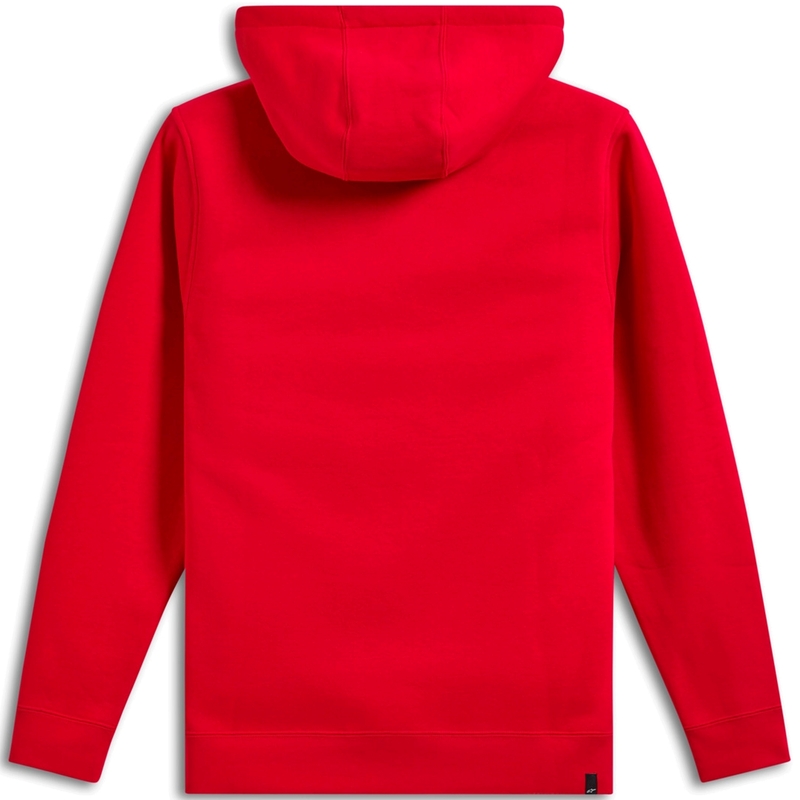 Mikina Alpinestars Ride Hoodie 3 červeno-fluo žluto-černá