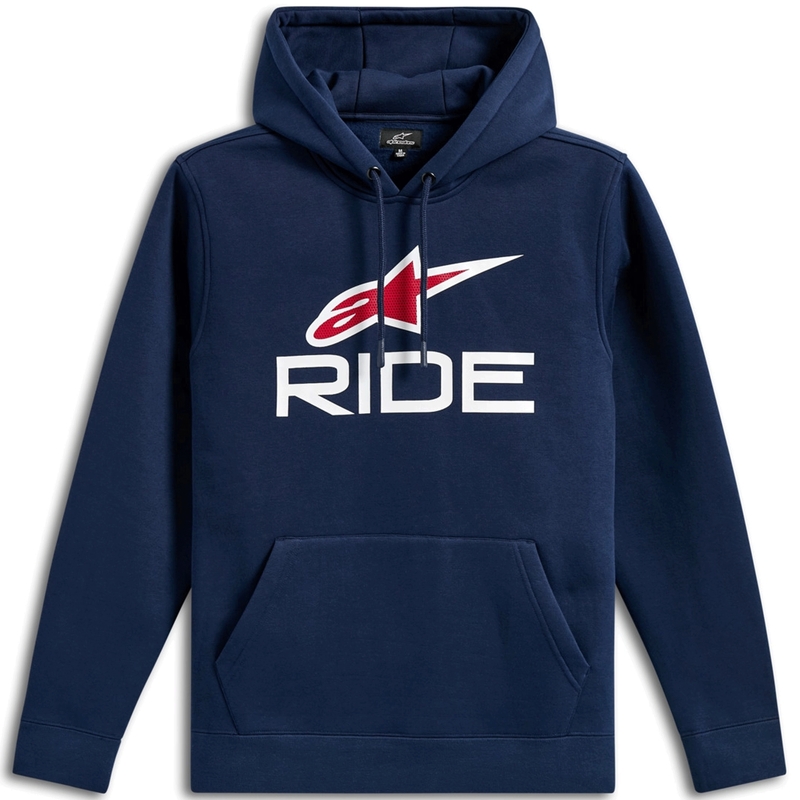 Mikina Alpinestars Ride Hoodie 3 modro-bílo-červená