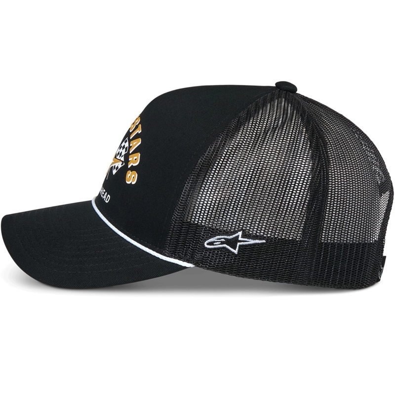 Kšiltovka Alpinestars Finisherer Trucker černo-černá