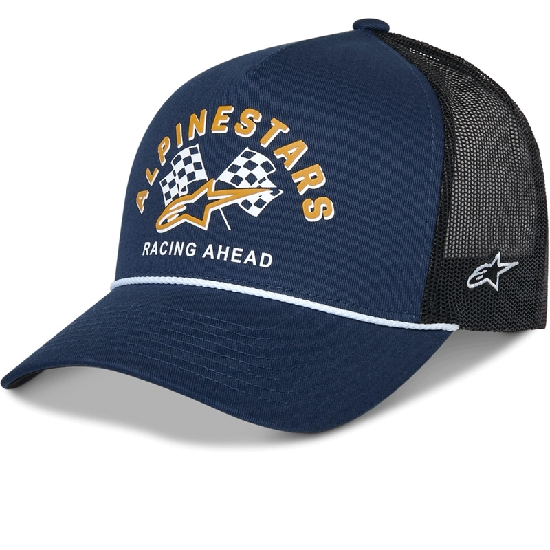 Kšiltovka Alpinestars Finisherer Trucker modro-černá