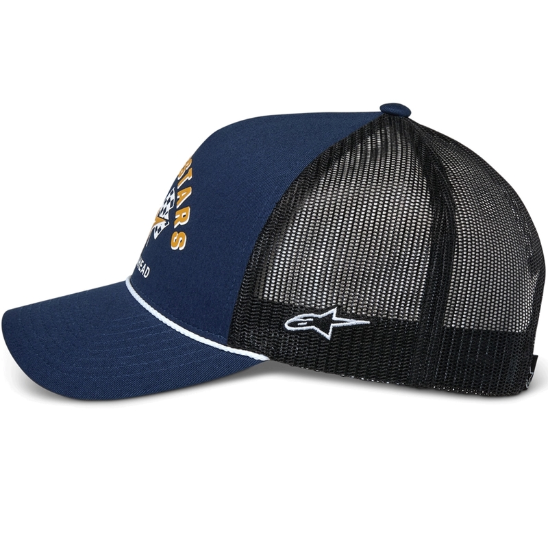 Kšiltovka Alpinestars Finisherer Trucker modro-černá