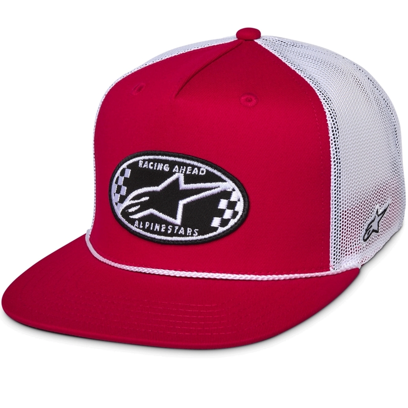 Kšiltovka Alpinestars Contender Trucker červeno-bílá