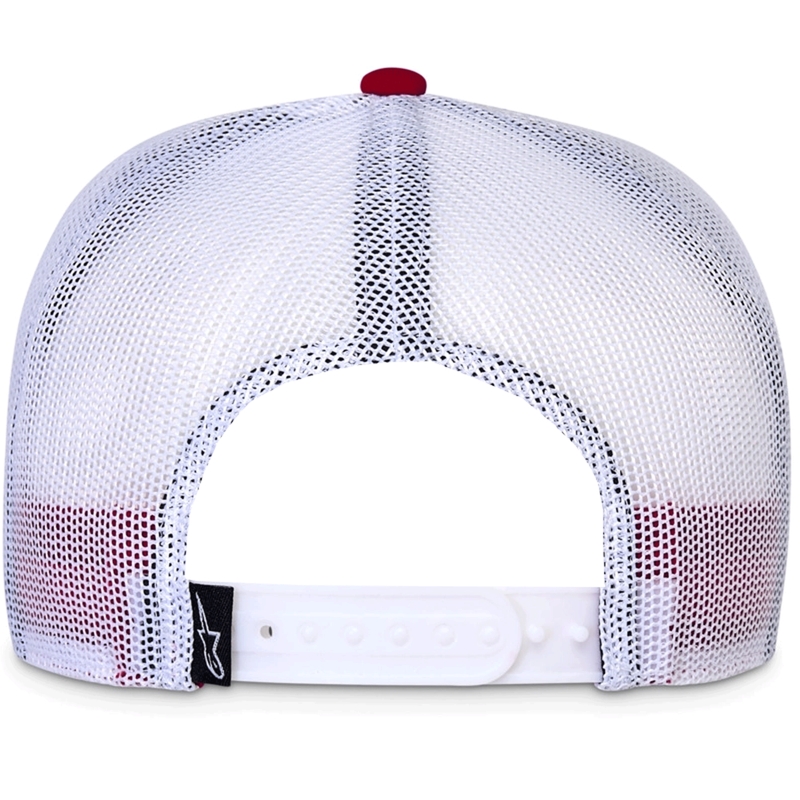 Kšiltovka Alpinestars Contender Trucker červeno-bílá
