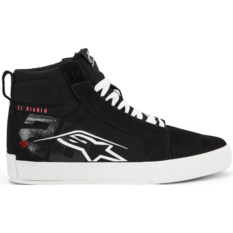 Boty na motorku Alpinestars Ride-63 Canvas FQ20 černo-bílo-červené