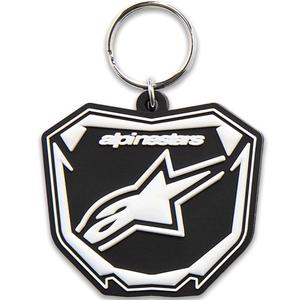 Klíčenka Alpinestars Plate černo-bílá