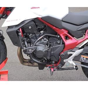 Engine guards RDMOTO CF166KDSL01K fekete (with protectors)