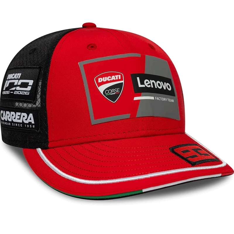 Kšiltovka Ducati New Era Lenovo Marquez 93 černo-červená