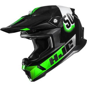 Motokrosová helma HJC C50 Dash MC4 černo-zeleno-bílá