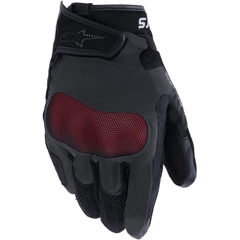 Rukavice na motorku Alpinestars Mogress Airflow antracitovo-černé