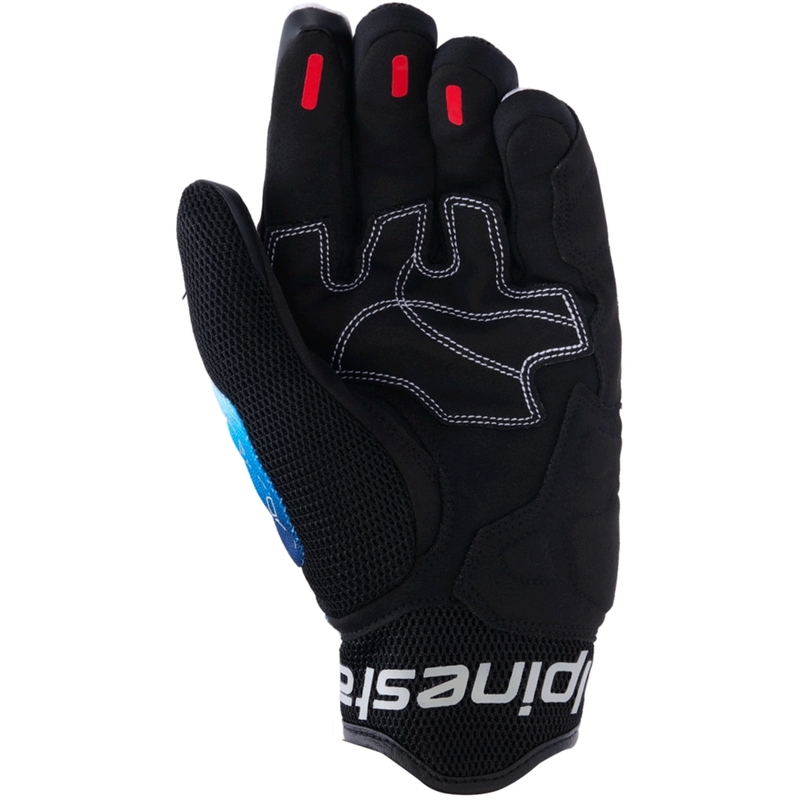 Alpinestars Mogress Airflow motoros kesztyű kék-fekete-fehér