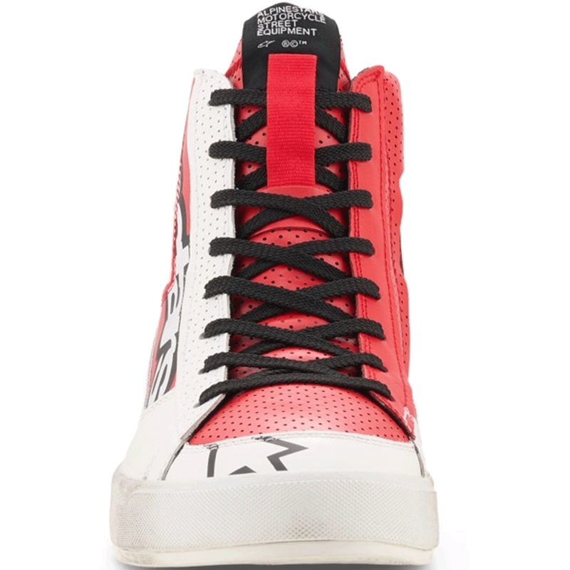 Alpinestars Stated Flair motoros cipő fehér-piros
