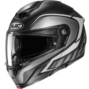 Výklopná helma na motorku HJC C92 Ragna MC5SF černo-šedo-bílá