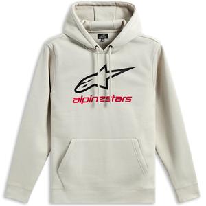 Mikina Alpinestars Always Hoodie 3 krémově bílo-černo-červená