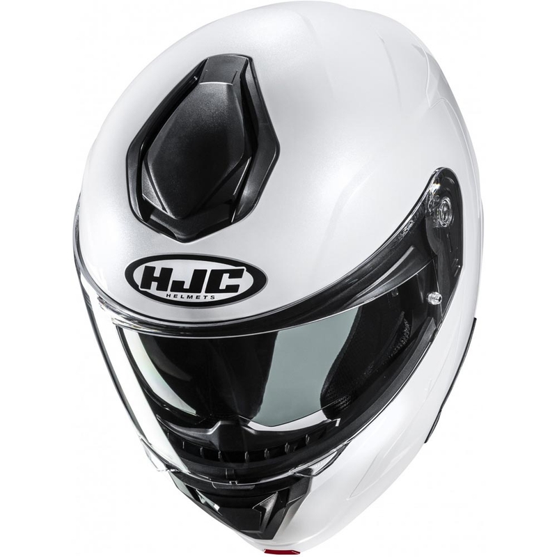 Výklopná helma na motorku HJC C92 Solid perleťově bílá