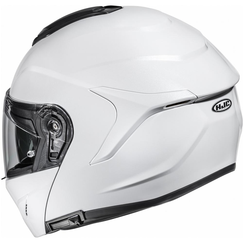 Výklopná helma na motorku HJC C92 Solid perleťově bílá