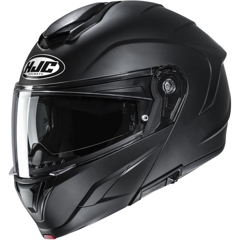 Výklopná helma na motorku HJC C92 Solid polomatná černá
