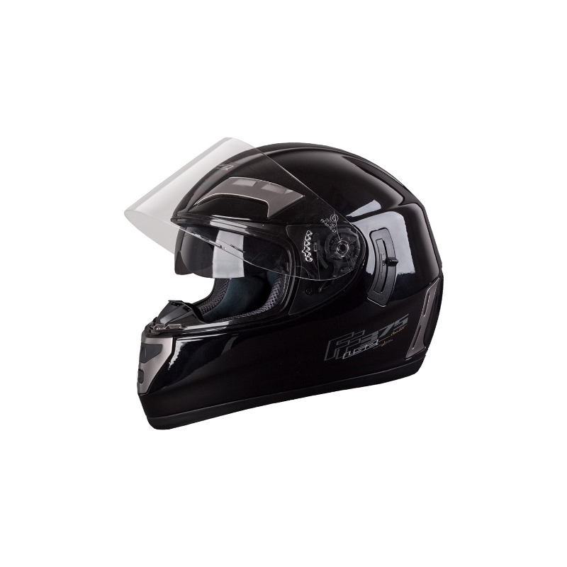 Moto helma LS2 Combat mono černá - vel. XXL