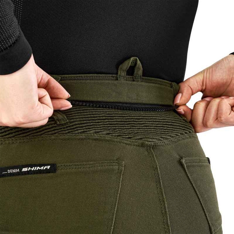 Shima Giro 3.0 női motoros nadrág khaki