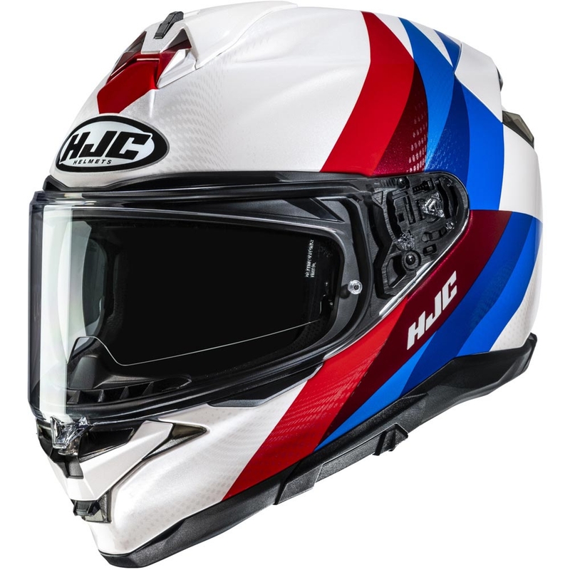 Integrální helma na motorku HJC F72 Racero MC21 bílo-červeno-modrá