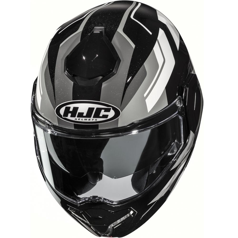 Překlápěcí helma na motorku HJC i101 Krone MC5 černo-šedo-bílá