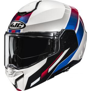 Překlápěcí helma na motorku HJC i101 Mira MC21 bílo-modro-červená