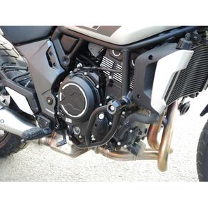 Engine guards RDMOTO CF159KDPH01 fekete (with protectors)
