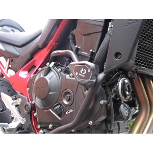 Engine guards RDMOTO CF166KDSL01K fekete (with protectors) részére HONDA CB 750 Hornet 2022-2025