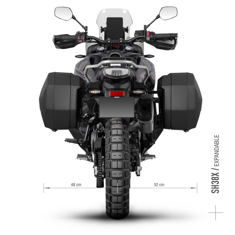 3P system szerelőkészlet SHAD részére CFMOTO 800 MT-X 2025-2026, CFMOTO 1000 MT-X 2026