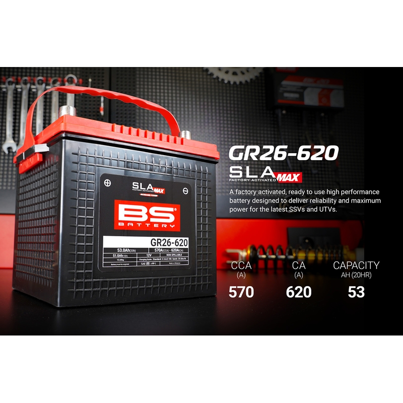 Gyárilag aktivált akkumulátor BS-BATTERY SLA MAX