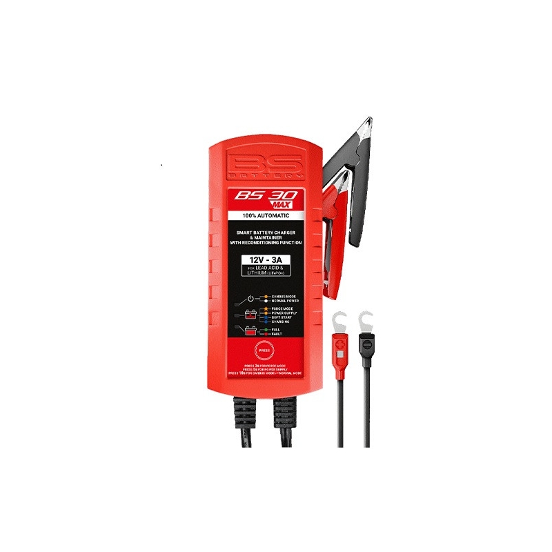 Akkumulátor töltő BS-BATTERY SMART (suitable also for Lithium) 12V 3A
