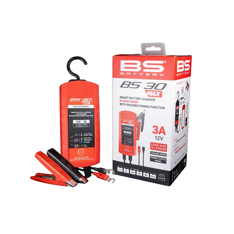 Akkumulátor töltő BS-BATTERY SMART (suitable also for Lithium) 12V 3A