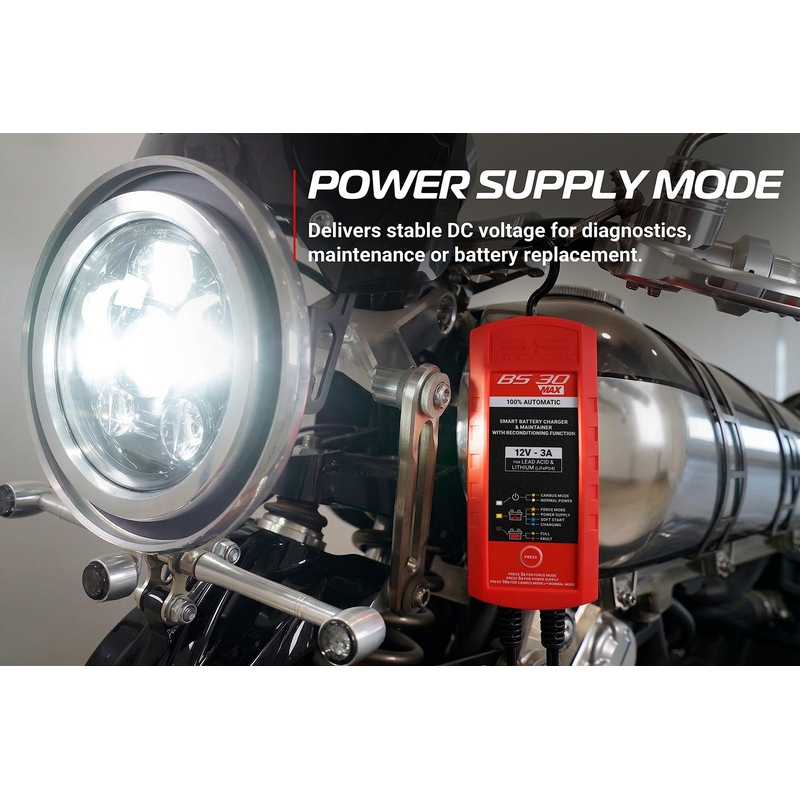 Akkumulátor töltő BS-BATTERY SMART (suitable also for Lithium) 12V 3A