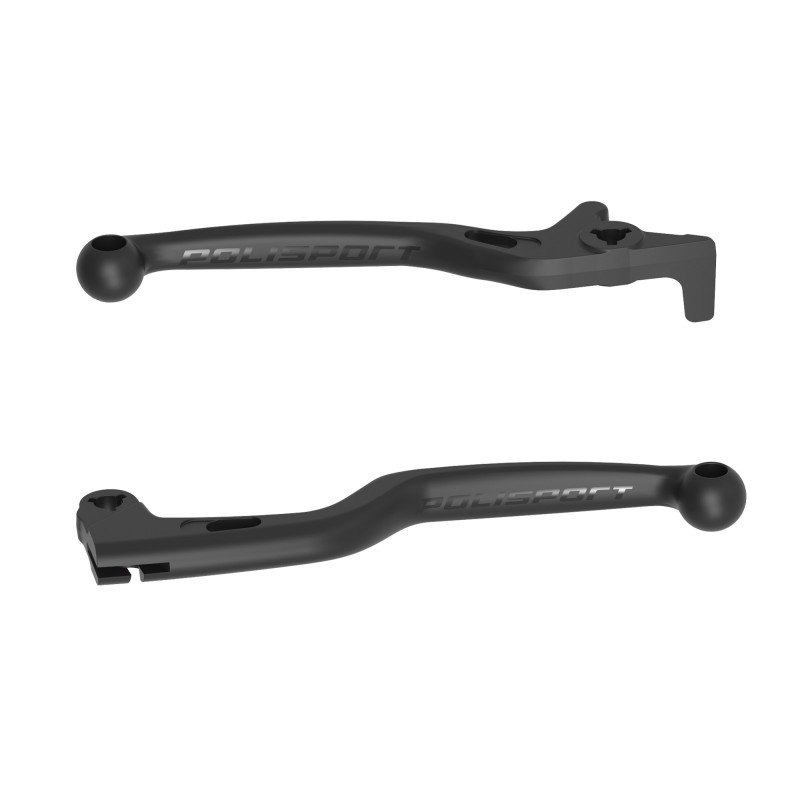 APT Unbreakable levers kit POLISPORT fekete részére HONDA CRF 300 L 2021-2025, HONDA CRF 300 Rally 2021-2025