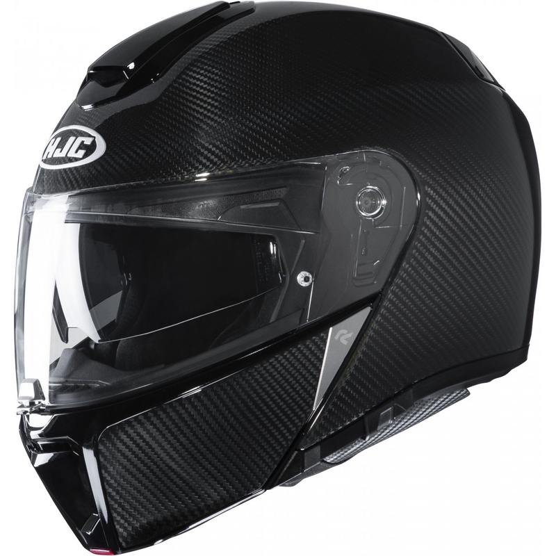 Billenő motoros sisak HJC RPHA 90S Koromfekete