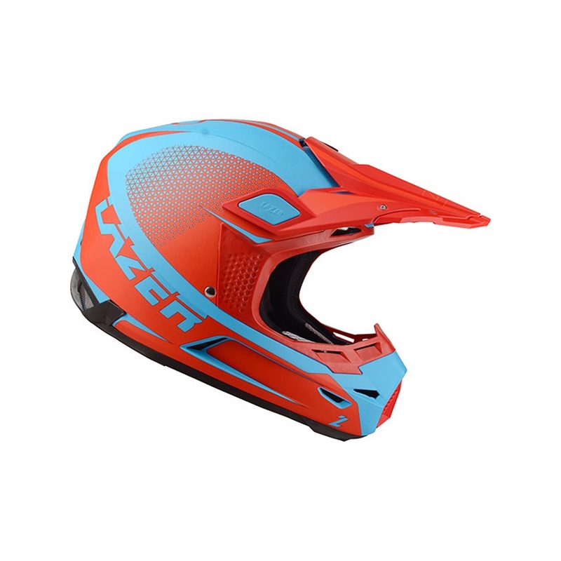 Motocross sisak Lazer X9 lánckerék piros-kék