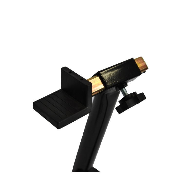 Elülső és hátsó motorállvány készlet kerekekkel - fekete