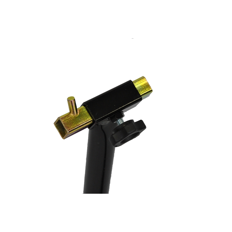 Elülső és hátsó motorállvány készlet kerekekkel - fekete