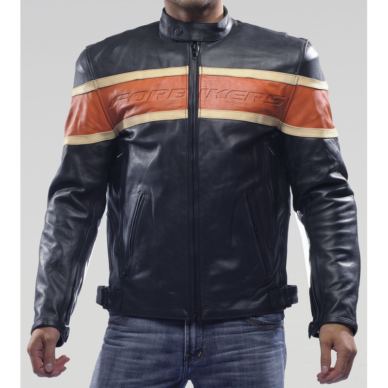 Kožená moto bunda ForBikers Harley výprodej