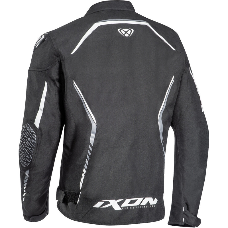 IXON Swinter Sport fekete-fehér motorkerékpár-kabát eladás kiárusítás