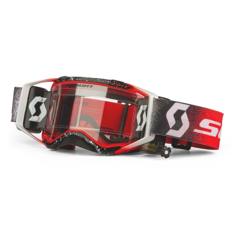 SCOTT Prospect WFS fekete-fehér-piros motocross szemüveg