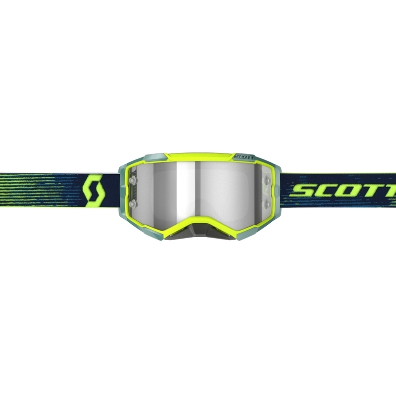 SCOTT Fury LS Motorcyclecross szemüveg sárga-kék akció kiárusítás