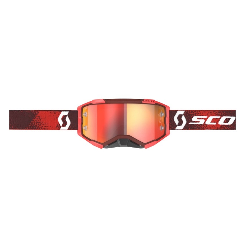 SCOTT Fury Motocross szemüveg vörös-narancssárga