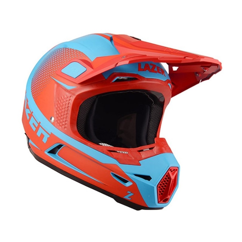 Motocross sisak Lazer X9 lánckerék piros-kék