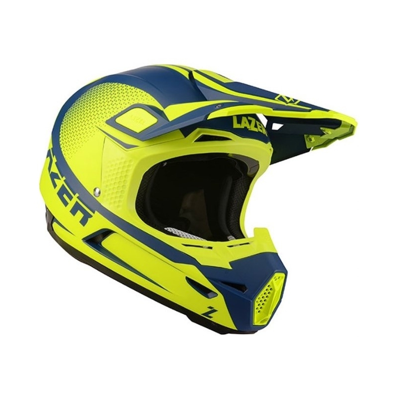 Motocross sisak Lazer X9 Lánckerék kék-fluo sárga