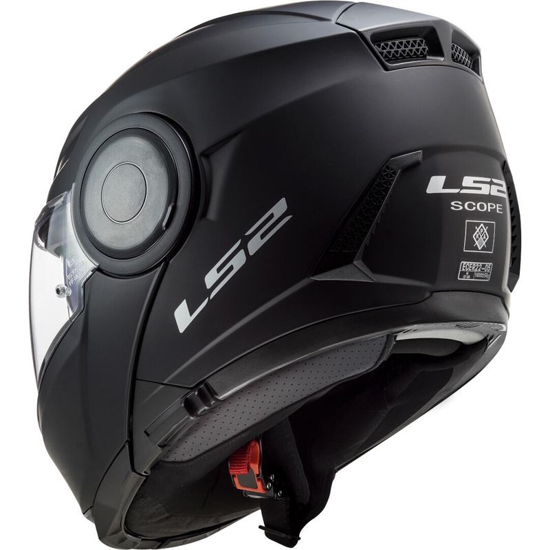 Felnyitható motoros sisak LS2 FF902 Scope Solid matt fekete