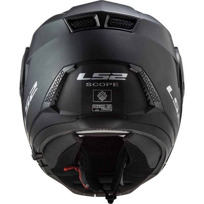 Felnyitható motoros sisak LS2 FF902 Scope Solid matt fekete