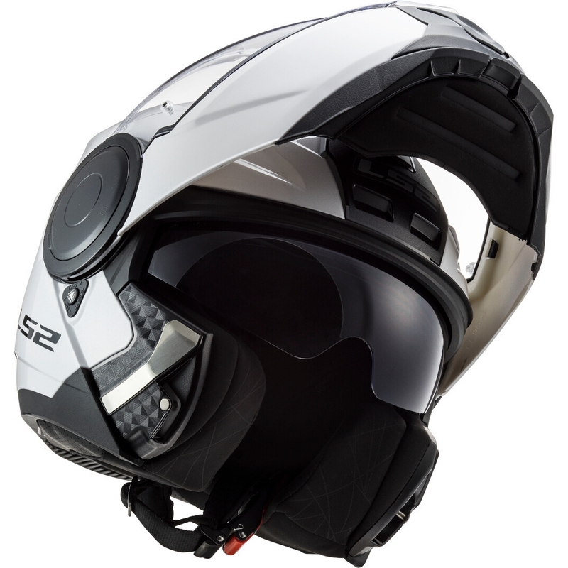 Felnyitható motoros sisak LS2 FF902 Scope Solid fehér