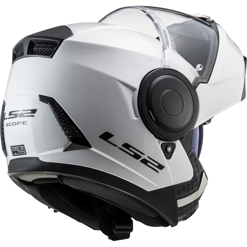 Felnyitható motoros sisak LS2 FF902 Scope Solid fehér